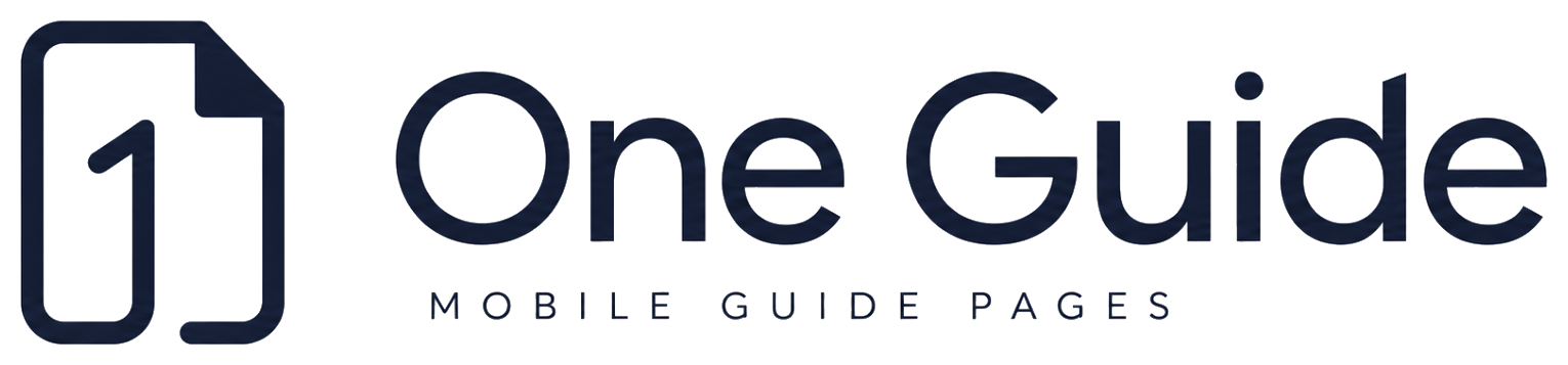 One Guide 로고